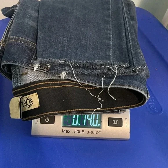 DEMOCRACY “Ab"solution® Blue Denim embroidered size 6 - Picture 8 of 8